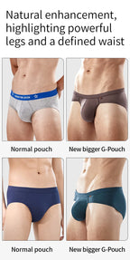 52025 Men's Large Pouch Modal Briefs – Premium Modal and Innovative 3D Support Pouch for Natural Fit and Second-Skin Comfort