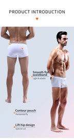 52025 Men's Premium MicroModal Boxers (3-Pack) – Ultra-Soft Silky Fabric, U-Shaped Contour Pouch and Comfortable Modern Fit