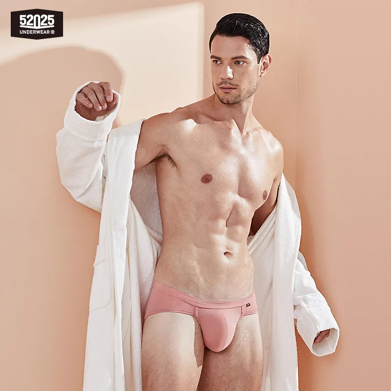 52025 Men's Large Pouch Modal Briefs – Premium Modal and Innovative 3D Support Pouch for Natural Fit and Second-Skin Comfort
