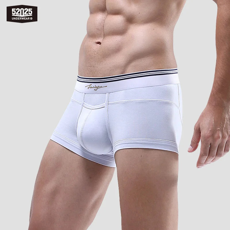 52025 Men's Premium MicroModal Boxers (3-Pack) – Ultra-Soft Silky Fabric, U-Shaped Contour Pouch and Comfortable Modern Fit