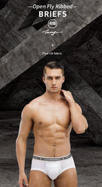 52025 Premium Men's Briefs – Cotton Modal Blend for Soft, Breathable Comfort. Breathable Briefs with Horizontal Fly and Fine Rib