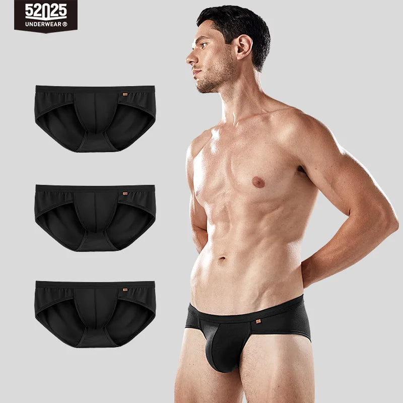 52025 Men's Large Pouch Modal Briefs – Premium Modal and Innovative 3D Support Pouch for Natural Fit and Second-Skin Comfort