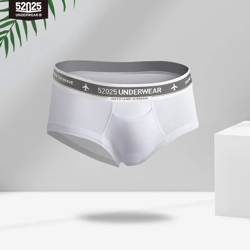 52025 Premium Men's Briefs – Cotton Modal Blend for Soft, Breathable Comfort. Breathable Briefs with Horizontal Fly and Fine Rib