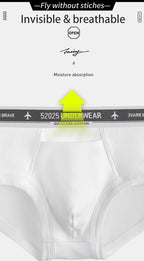 52025 Premium Men's Briefs – Cotton Modal Blend for Soft, Breathable Comfort. Breathable Briefs with Horizontal Fly and Fine Rib