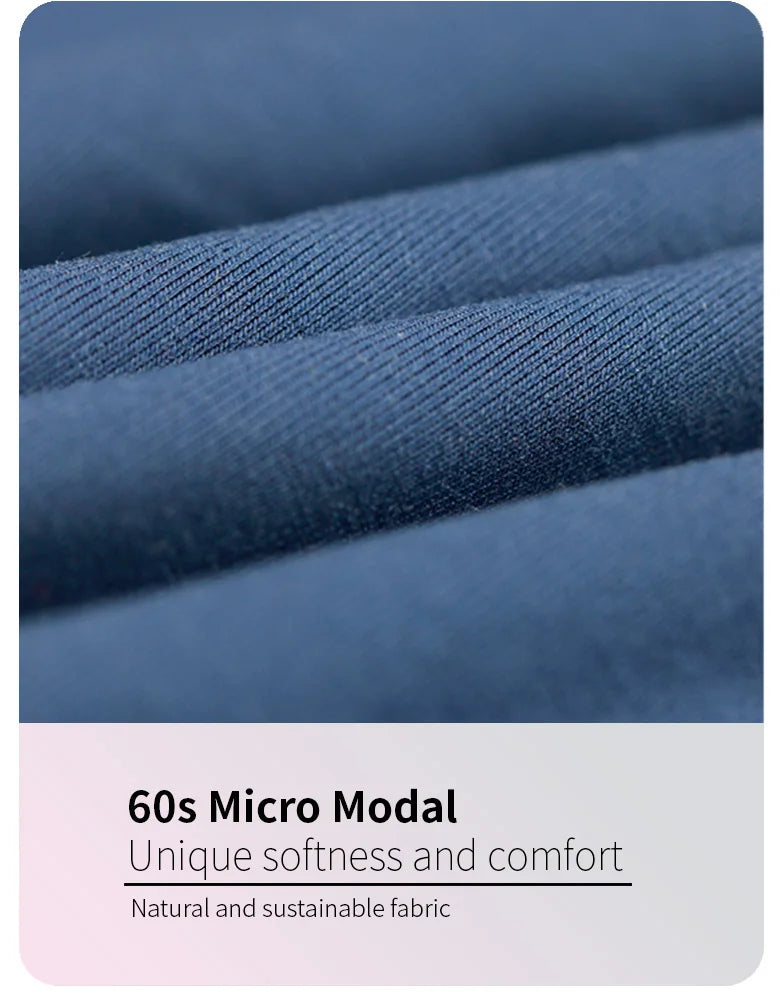 52025 Men's Premium MicroModal Boxers (3-Pack) – Ultra-Soft Silky Fabric, U-Shaped Contour Pouch and Comfortable Modern Fit