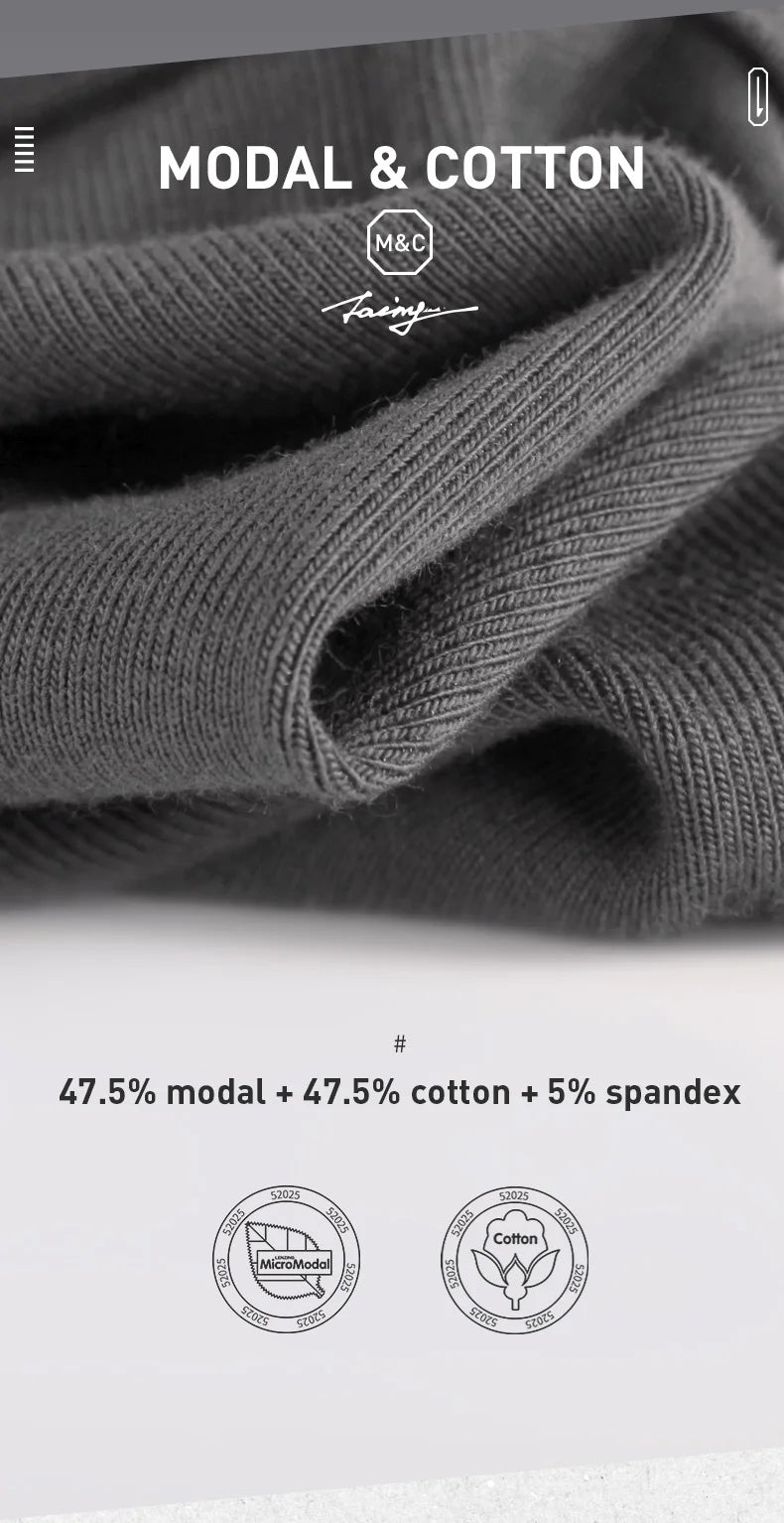 52025 Premium Men's Briefs – Cotton Modal Blend for Soft, Breathable Comfort. Breathable Briefs with Horizontal Fly and Fine Rib