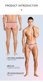 52025 Luxurious Modal High-Cut Briefs – Soft, Smooth Men’s Mini-Briefs, Sexy Contoured Pouch, Stylish Men’s Underwear