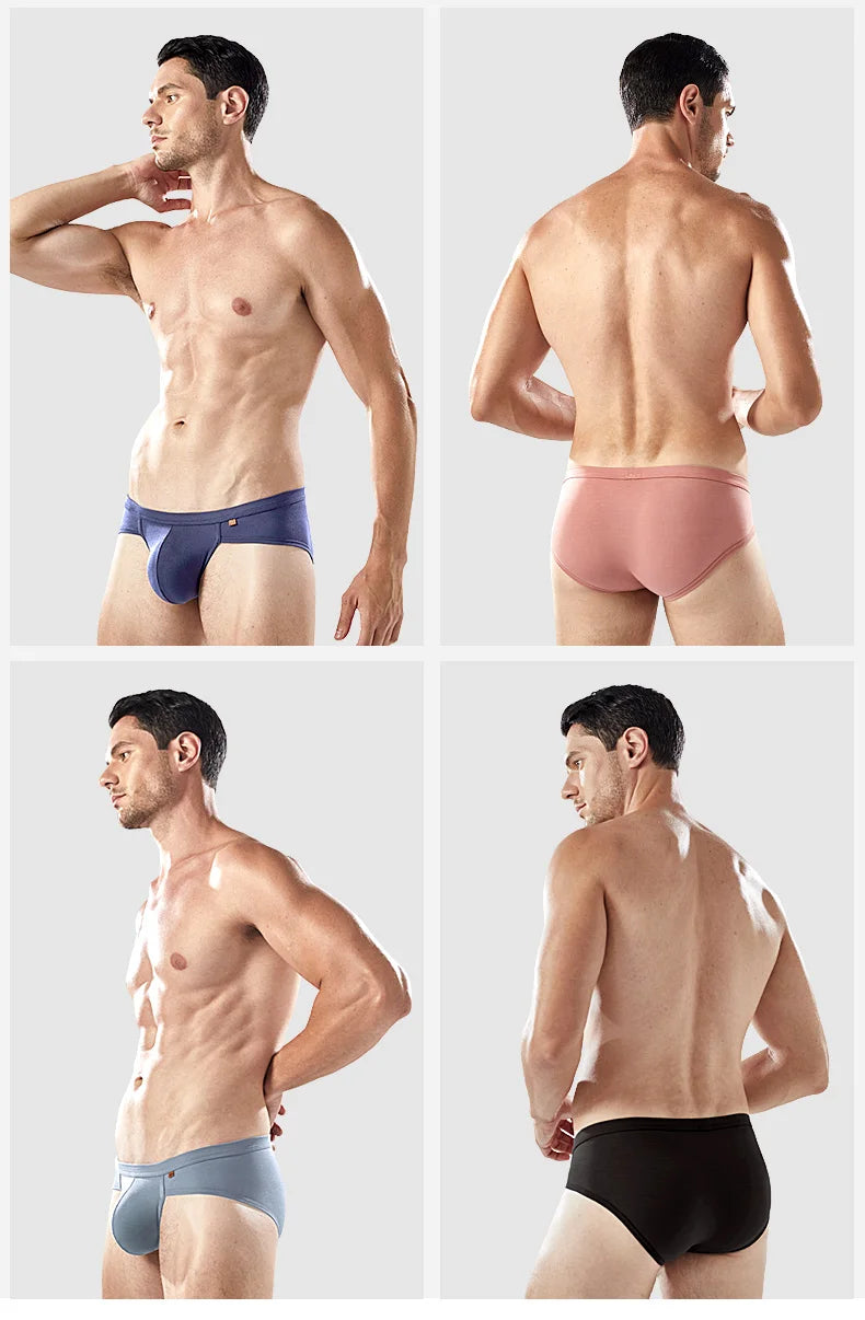 52025 Men's Large Pouch Modal Briefs – Premium Modal and Innovative 3D Support Pouch for Natural Fit and Second-Skin Comfort