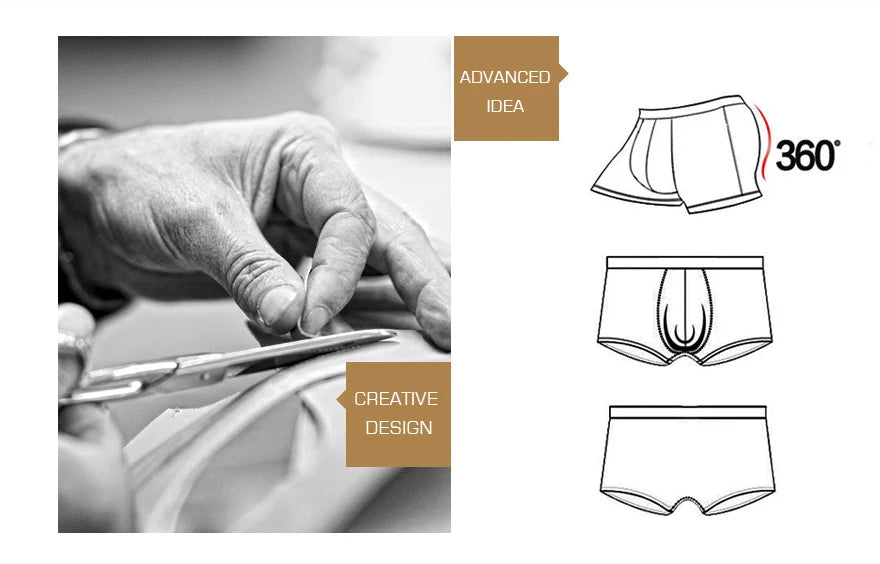 3Pcs/Lot Men's panties Silk  Men's Underwear New  Briefs Men Bamboo Fiber Mens Bodysuit Male Comfortable Solid Underpants