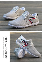 Men's Casual Shoes Casual Shoes Italian Breathable Canvas Shoes Men's Driving Shoes 2021 New Flat Shoes Zapatos De Hombre