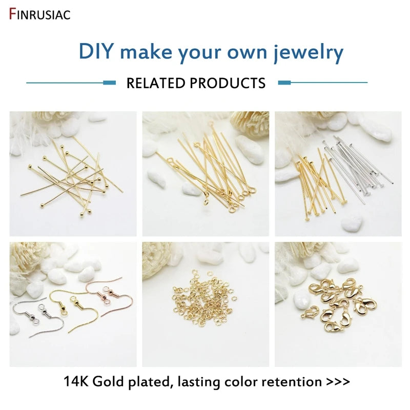 18K Gold Plated Brass With Zircon Round Twist Beads For Bracelets,Separator Bead,Spacer Beads For DIY Jewelry Making Accessories