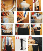 Men's linen casual men's beach party business suit two-piece wedding tailcoat set with split collar suit jacket and pants