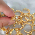 VENTFILLE 925 Sterling Silver Flower Lace Ring Korean Fashion Opening Inlaid CZ Adjustable Rings Valentine's Day Gift