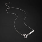 Sipuris Custom Name Necklace Personalized Golden Choker Stainless Steel Necklace For Women Man Customized Jewelry Weddings Gifts