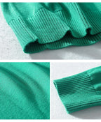 2022 New High Quality Knit ew Design Spring Autumn 100% Cotton Pullover Sweaters Male Casual Solid Color Jumper Pull Homme 8507