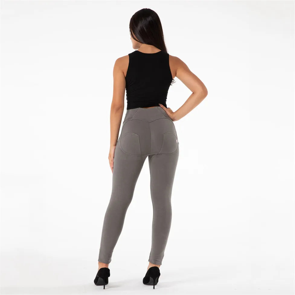 Shascullfites Melody High Waisted Compression Leggings Women Fitness Best Workout Scrunch Bum Lifted Legging Push-Up Leggins
