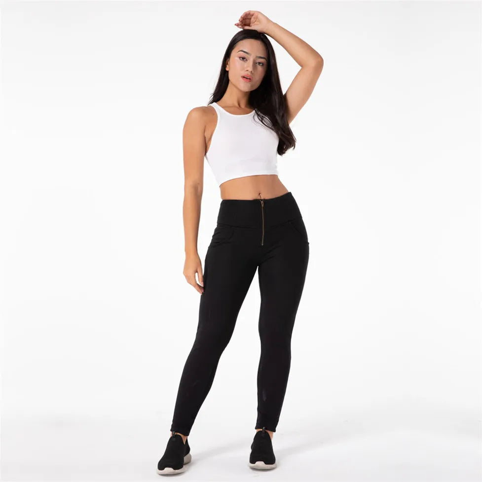 Shascullfites Melody High Waisted Compression Leggings Women Fitness Best Workout Scrunch Bum Lifted Legging Push-Up Leggins