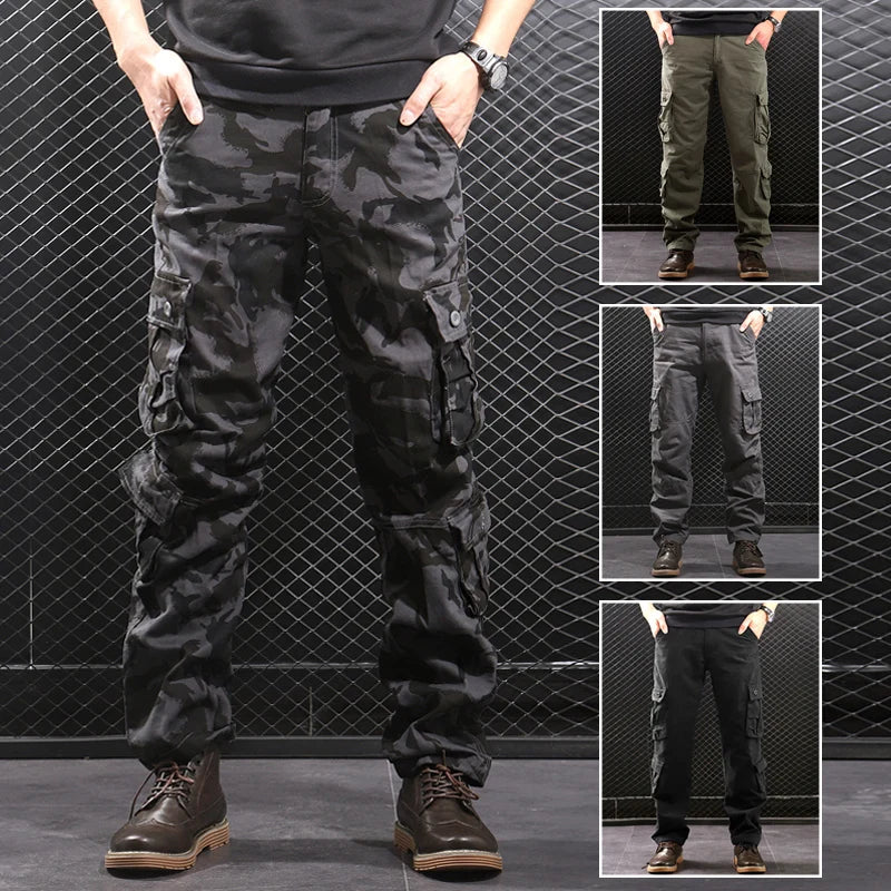 Men's Cargo Pants Men Camouflage Sweatpants Amazon Joggers  Sports Joggers Loose Fit Streetwear Male Hiking Pants