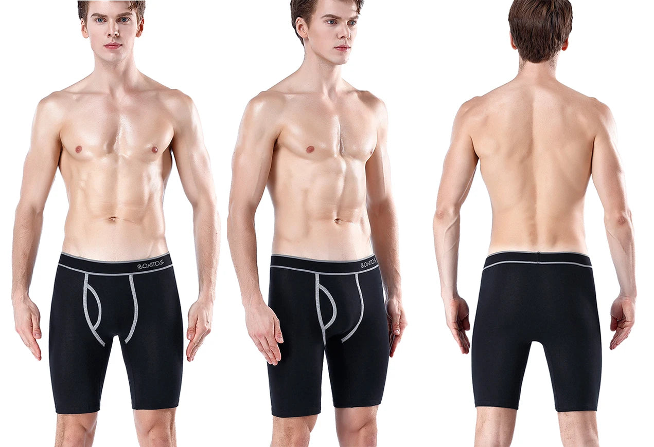 5pcs Long Boxer Mens Boxer Shorts Men Underwear Cotton Brand for Mens Underware Boxers Sexy Boxershorts Underpants Under Wear
