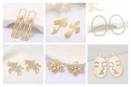 18K Gold Plated Brass With Zircon Round Twist Beads For Bracelets,Separator Bead,Spacer Beads For DIY Jewelry Making Accessories