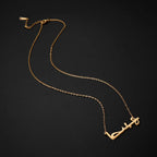 Sipuris Custom Name Necklace Personalized Golden Choker Stainless Steel Necklace For Women Man Customized Jewelry Weddings Gifts