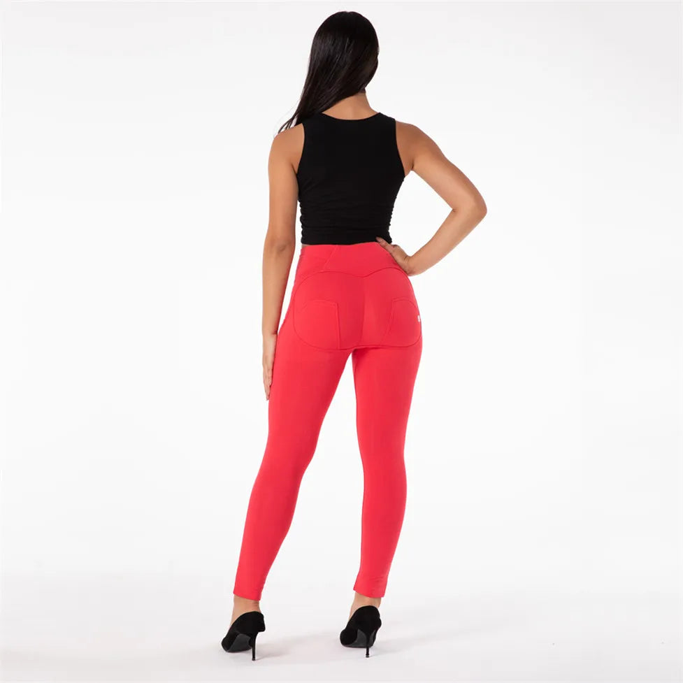 Shascullfites Melody High Waisted Compression Leggings Women Fitness Best Workout Scrunch Bum Lifted Legging Push-Up Leggins