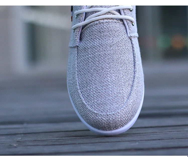 Men's Casual Shoes Casual Shoes Italian Breathable Canvas Shoes Men's Driving Shoes 2021 New Flat Shoes Zapatos De Hombre