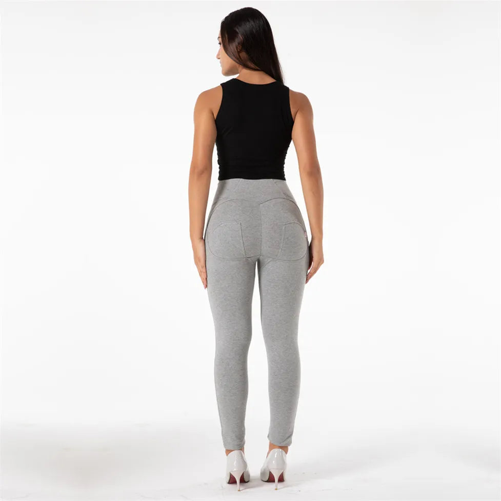Shascullfites Melody High Waisted Compression Leggings Women Fitness Best Workout Scrunch Bum Lifted Legging Push-Up Leggins