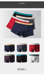 4pcs/lot 8xl 9xl  Big Size Boxer Men Underpants Cotton Seamless Men's Panties Solid Shorts Mens Sale Boxers Underwear For Man