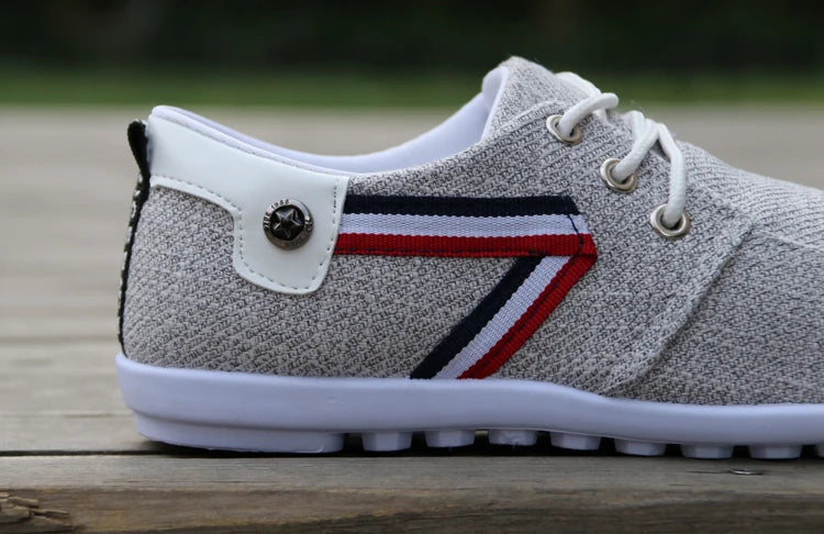 Men's Casual Shoes Casual Shoes Italian Breathable Canvas Shoes Men's Driving Shoes 2021 New Flat Shoes Zapatos De Hombre