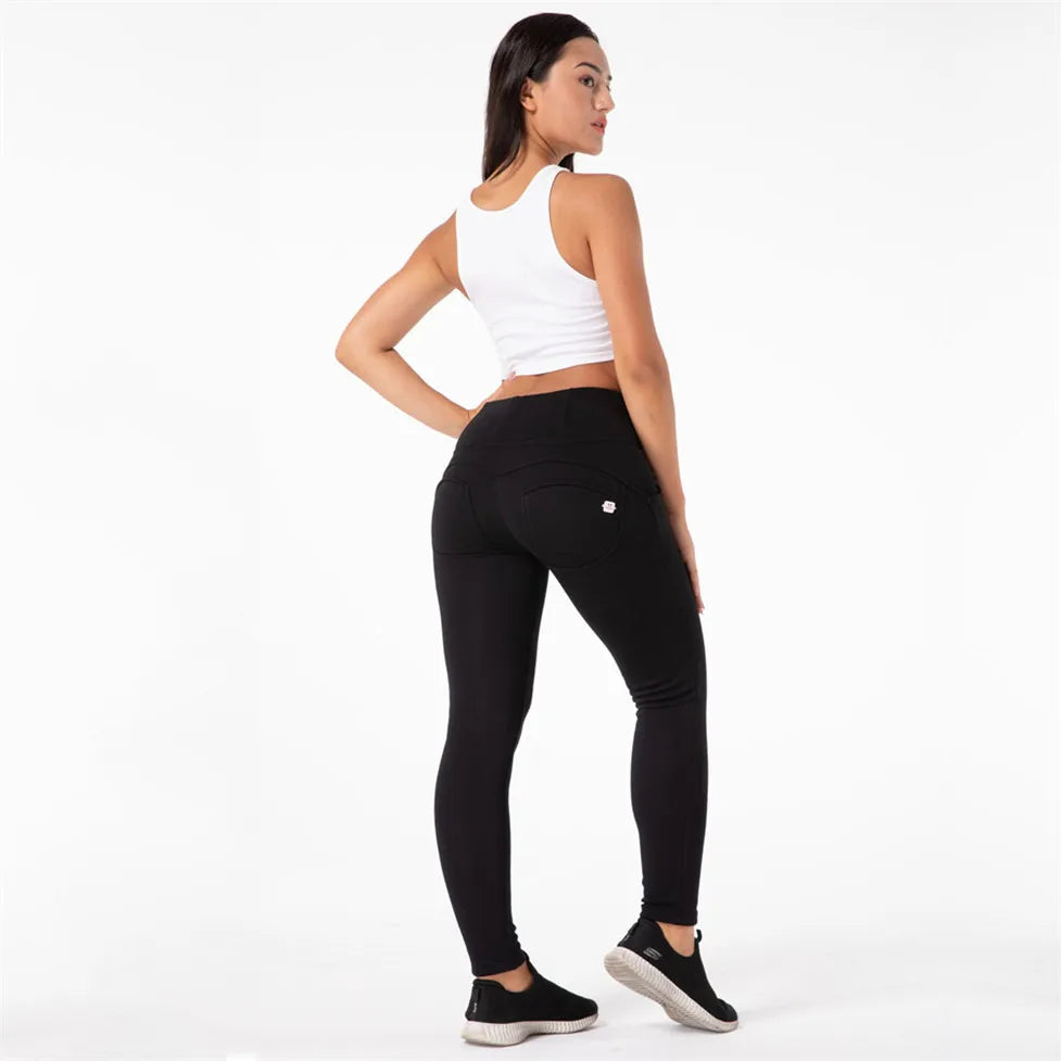 Shascullfites Melody High Waisted Compression Leggings Women Fitness Best Workout Scrunch Bum Lifted Legging Push-Up Leggins