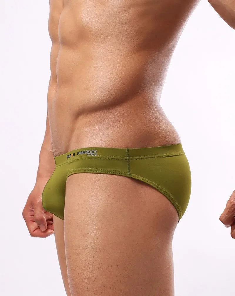 Men's Sexy Underwear Briefs Brave Person Brand Underwear Male Nylon Brief for Men Panties B1129
