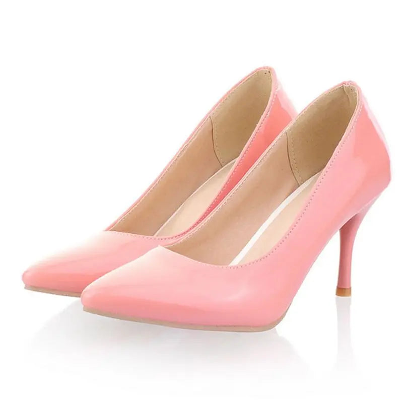 Plus Big Size 32-50 Shoes Woman 2017 New Arrival Wedding Ladies High Heel Fashion Sweet Dress Pointed Toe Women Pumps A-3