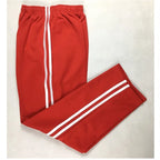 2024 Spring Summer Men's Casual Sweatpants Men Basic Trousers Tracksuit Side Stripe Slim Breathable Sportswear Track Pants