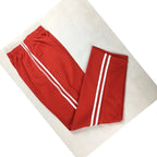 2024 Spring Summer Men's Casual Sweatpants Men Basic Trousers Tracksuit Side Stripe Slim Breathable Sportswear Track Pants