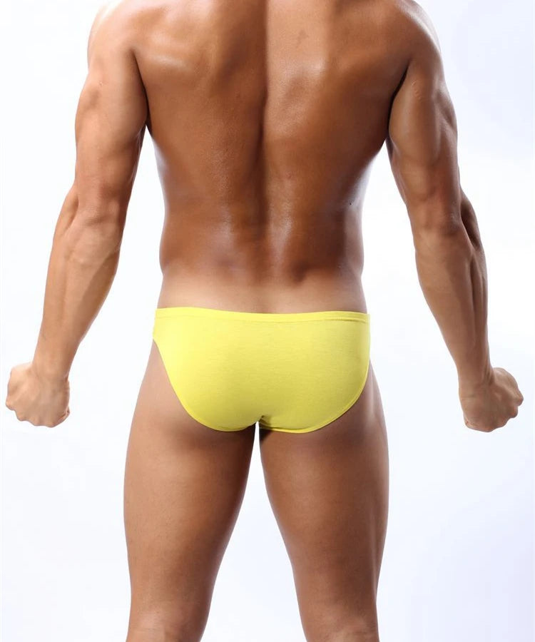 BRAVE PERSON Mens Sexy Modal Underwear Briefs Men Low Rise U convex Pouch Brief Underpants Men Breathable Briefs
