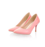 Plus Big Size 32-50 Shoes Woman 2017 New Arrival Wedding Ladies High Heel Fashion Sweet Dress Pointed Toe Women Pumps A-3