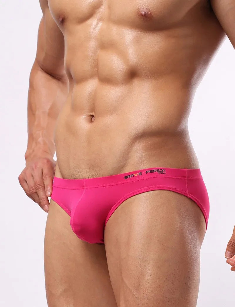 Men's Sexy Underwear Briefs Brave Person Brand Underwear Male Nylon Brief for Men Panties B1129