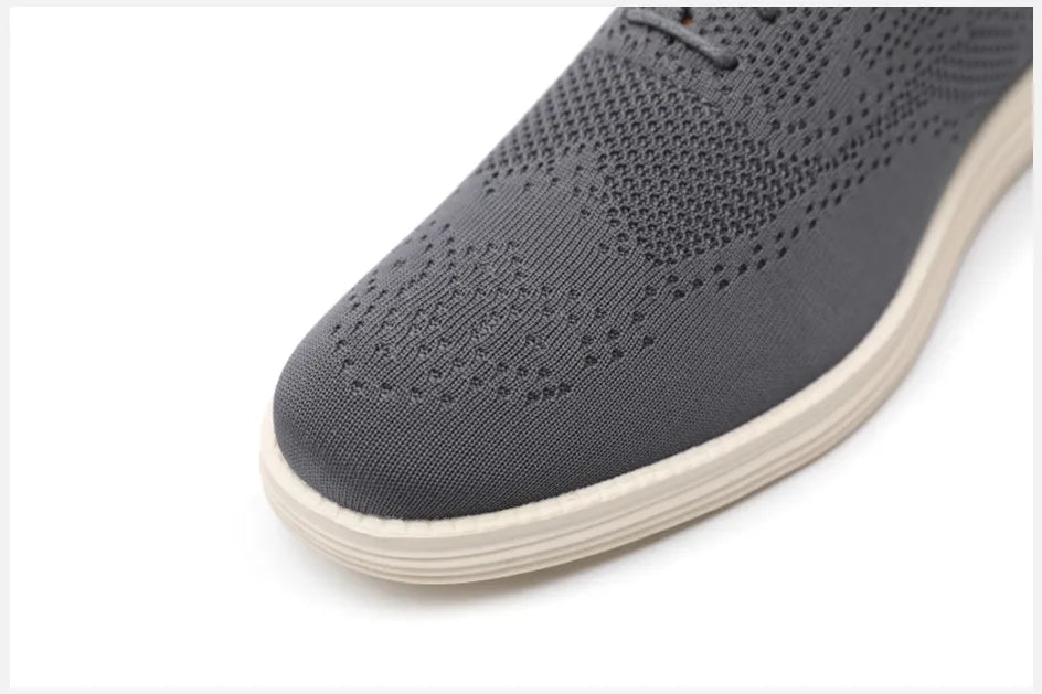 BHKH Male Sneakers Summer Knitted Mesh Casual Shoes Lightweight Casual Shoes Breathable Walking Footwear Shoes For Men