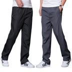 Spring Summer Men's Sportwear Casual Mens Joggers Pants Loose Straight Trousers Large Size Sweatpants Fashion Tracksuit Men