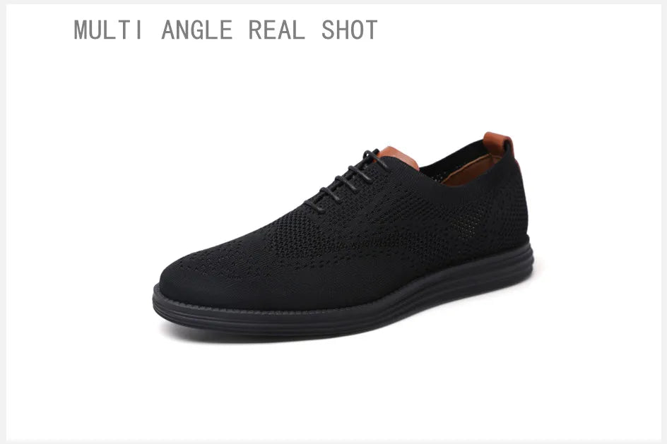 BHKH Male Sneakers Summer Knitted Mesh Casual Shoes Lightweight Casual Shoes Breathable Walking Footwear Shoes For Men