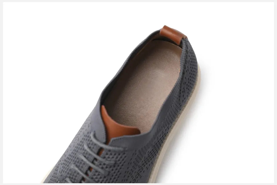 BHKH Male Sneakers Summer Knitted Mesh Casual Shoes Lightweight Casual Shoes Breathable Walking Footwear Shoes For Men