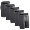 5pcs Long Boxer Mens Boxer Shorts Men Underwear Cotton Brand for Mens Underware Boxers Sexy Boxershorts Underpants Under Wear