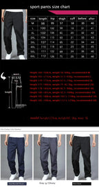 Spring Summer Men's Sportwear Casual Mens Joggers Pants Loose Straight Trousers Large Size Sweatpants Fashion Tracksuit Men