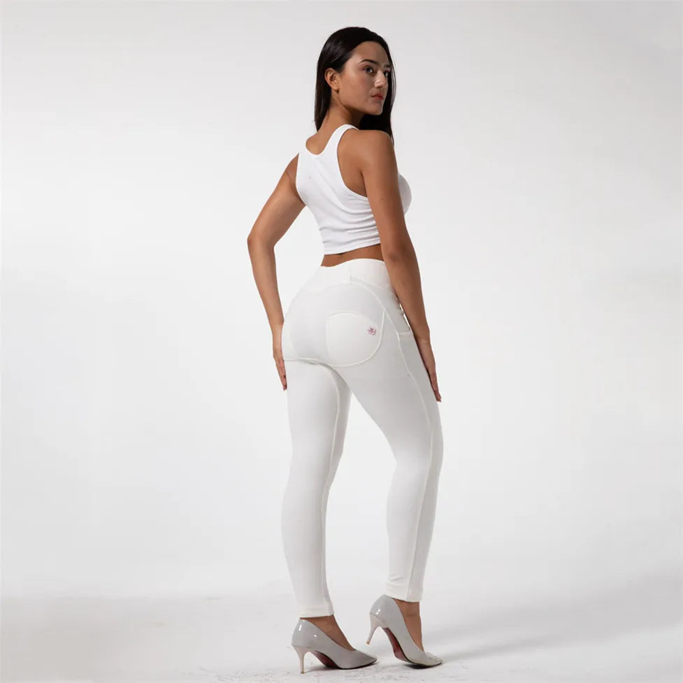 Shascullfites Melody High Waisted Compression Leggings Women Fitness Best Workout Scrunch Bum Lifted Legging Push-Up Leggins