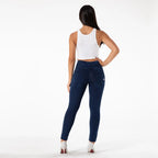 Shascullfites Melody High Waist Jeans For Women Slim Stretch Denim Jeans Bodycon Push Up Butt Liftins Gray Skinny Jeans