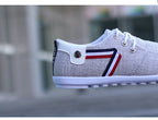 Men's Casual Shoes Casual Shoes Italian Breathable Canvas Shoes Men's Driving Shoes 2021 New Flat Shoes Zapatos De Hombre