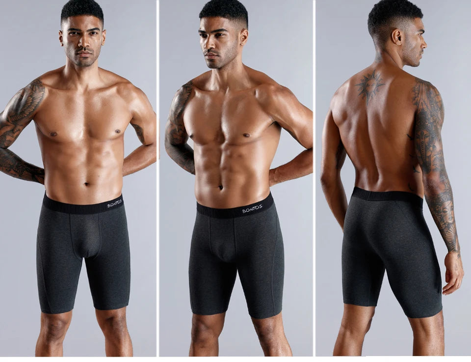 5pcs Long Boxer Mens Boxer Shorts Men Underwear Cotton Brand for Mens Underware Boxers Sexy Boxershorts Underpants Under Wear