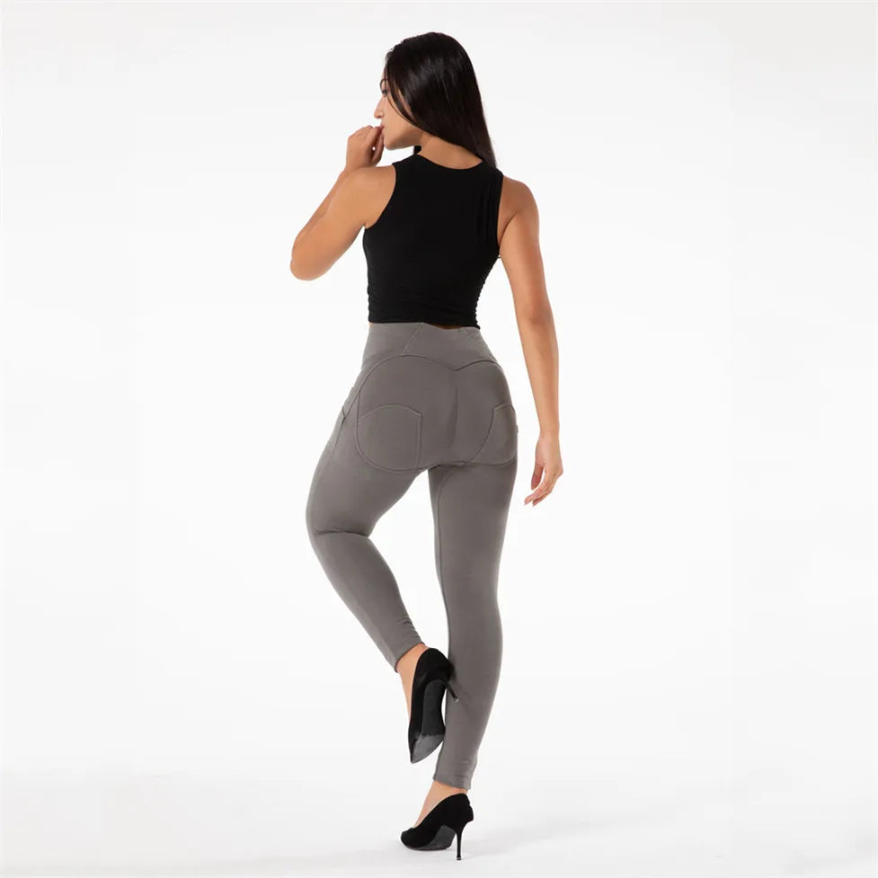 Shascullfites Melody High Waisted Compression Leggings Women Fitness Best Workout Scrunch Bum Lifted Legging Push-Up Leggins