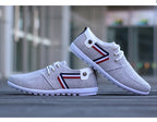 Men's Casual Shoes Casual Shoes Italian Breathable Canvas Shoes Men's Driving Shoes 2021 New Flat Shoes Zapatos De Hombre